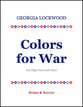 Colors for War Vocal Solo & Collections sheet music cover